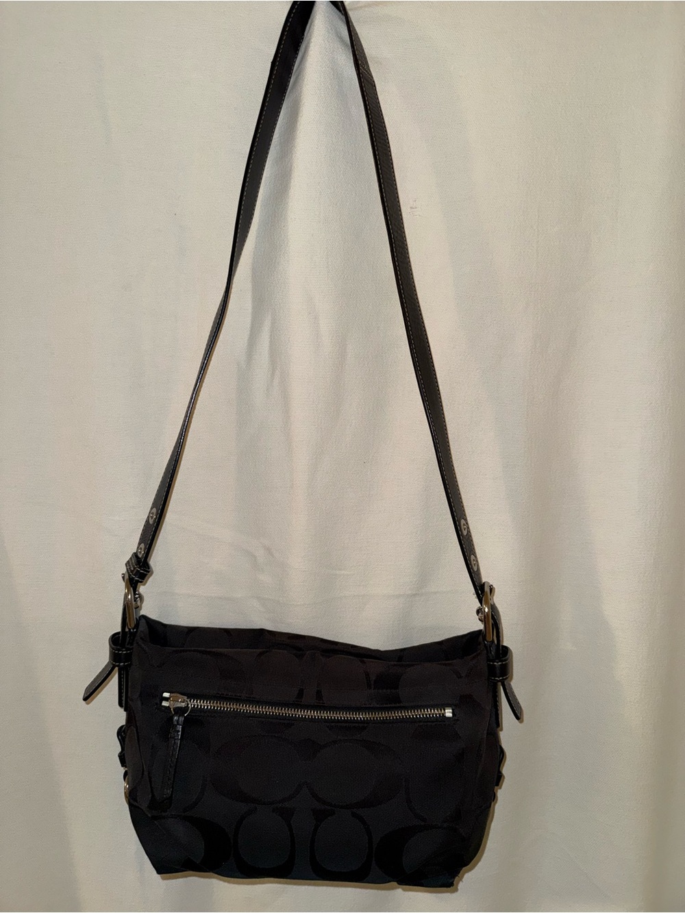 Coach Vintage F15068 Signature C Monogram Shoulder/Crossbody Bag - Picture 2 of 6